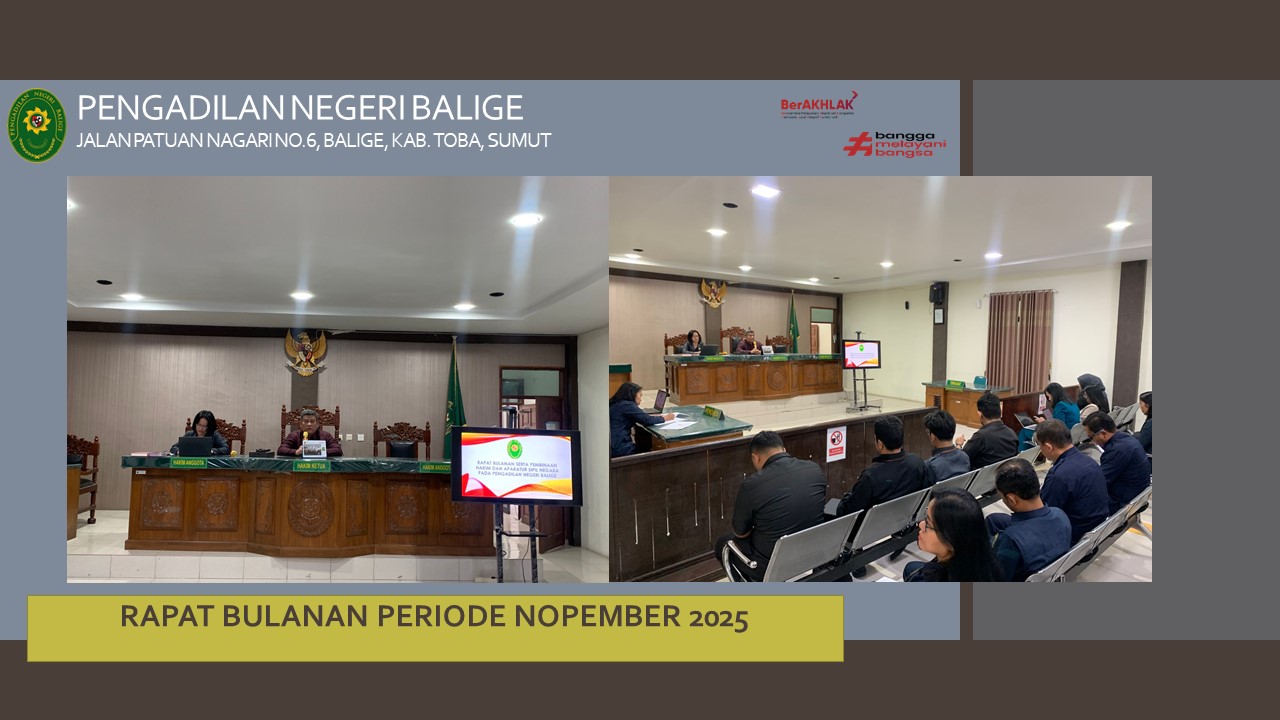 RAPAT BULANAN PERIODE NOPEMBER TAHUN 2025